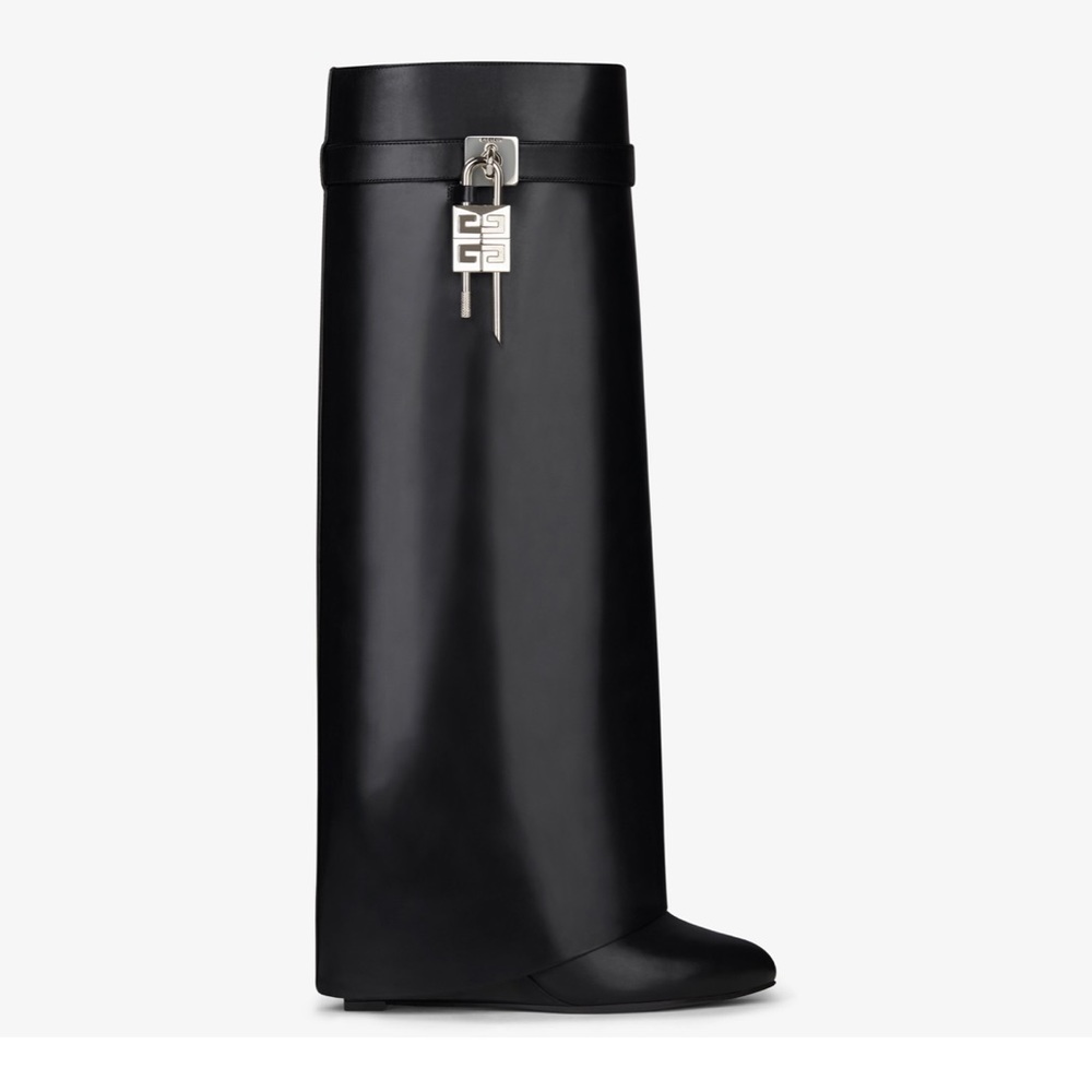 Givenchy Shark Lock boots in leather
